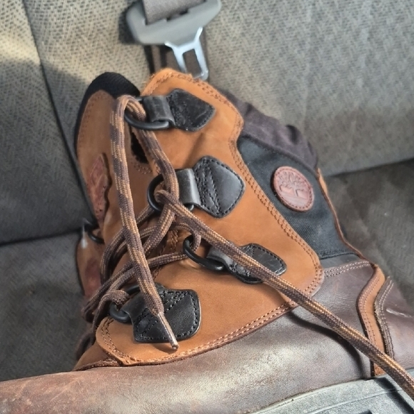 Timberland Two-Tone Brown and Black Boots main image 9
